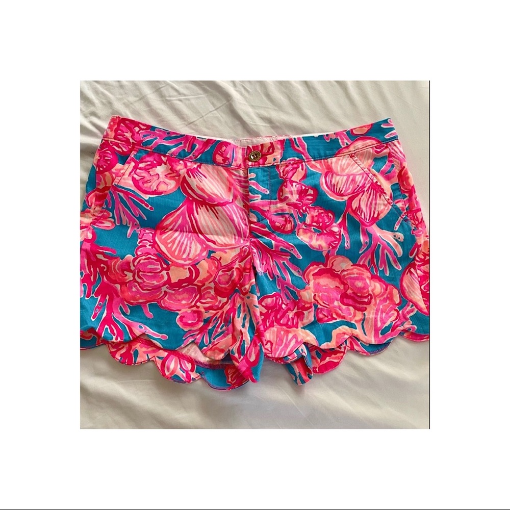 Lilly Pulitzer 5" Buttercup Scallop Hem Short